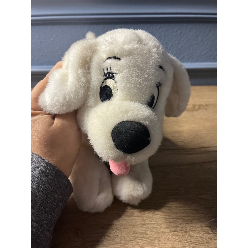 Disney Oddball Plush Dog Stuffed Animal Pink Collar